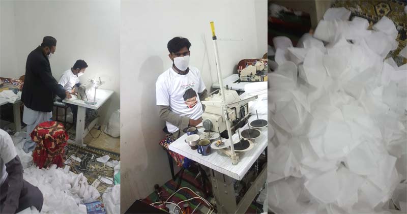 کورونا: منہاج ویلفیئر فاؤنڈیشن کی ایبٹ آباد شہر میں ماسک کی تقسیم