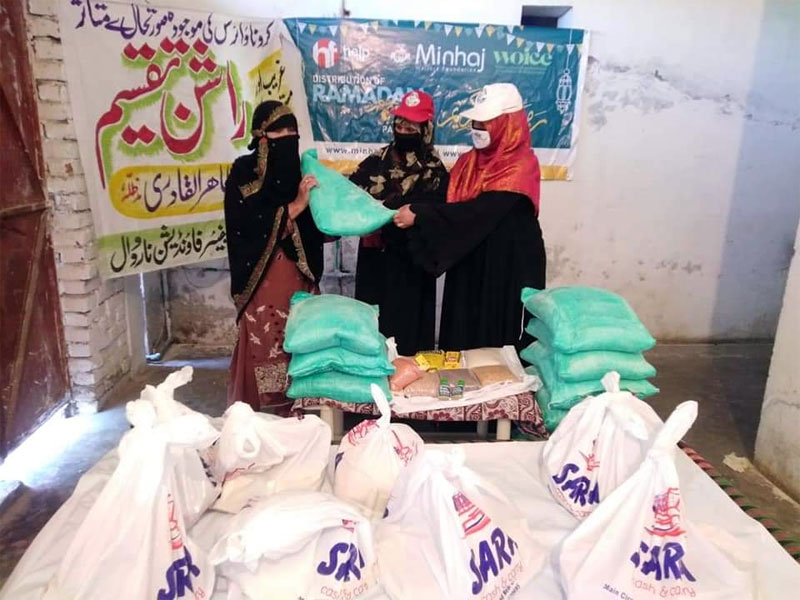 Minhaj-ul-Quran Women League initiated countrywide 'Food Support Program'