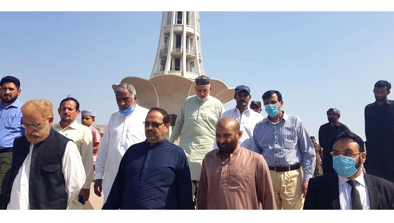 منہاج القرآن کے مرکزی رہنما جواد حامد کا مینار پاکستان کا دورہ
