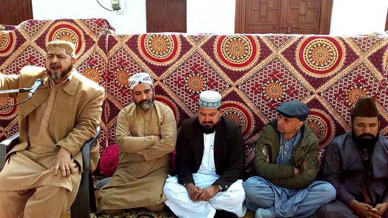 جہلم: علامہ منصور اقبال کیانی کے بھائی کے چہلم میں مرکزی وفد کی شرکت