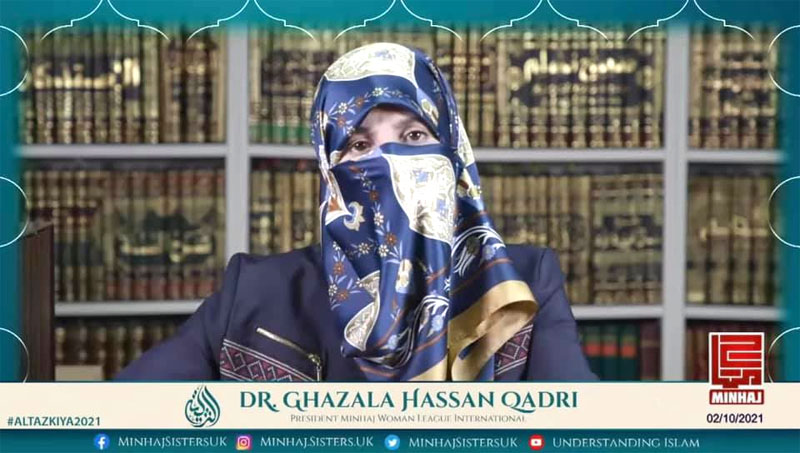 Al-Tazkiya 2021: Dr Ghazala Hassan Qadri delivers lecture on importance of knowledge