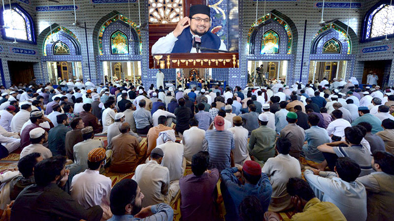 رمضان المبارک قلبی طہارت کے حصول کا مہینہ ہے: ڈاکٹر حسین محی الدین قادری کا جامع شیخ الاسلام میں جمعۃ المبارک کے اجتماع سے خطاب