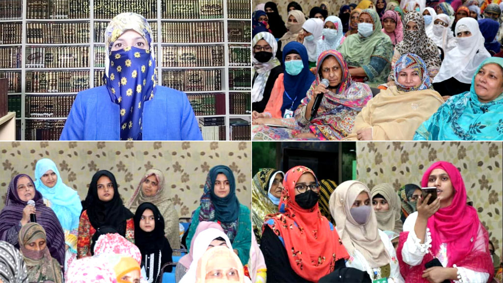 #WomenItikaf2022: Dr. Ghazala Qadri holds a session with mutakifaat of Lahore zone