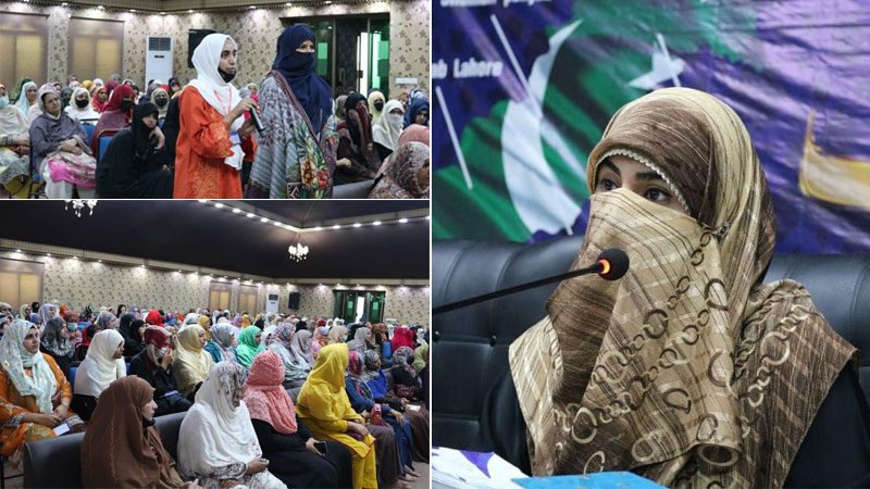 Mrs. Fizzah Hussain Qadri's exclusive session with mutakif teams of South and North Punjab