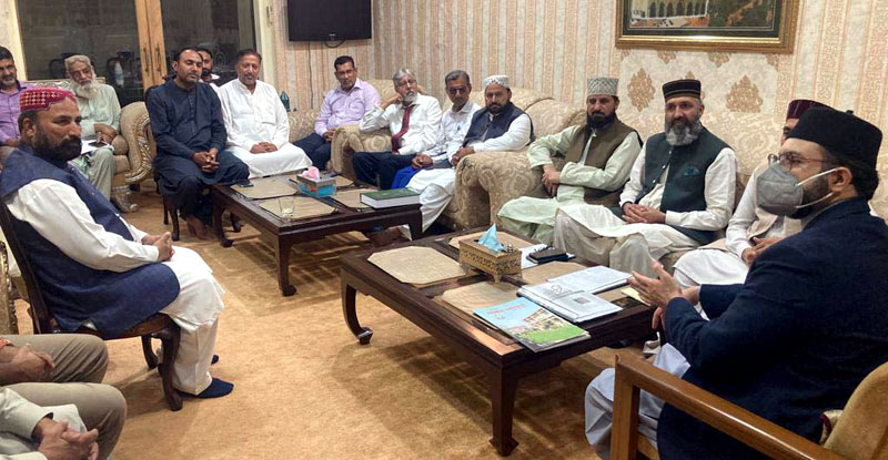 منہاج القرآن لاہور کے رہنماؤں کی ڈاکٹر حسن محی الدین قادری سے ملاقات