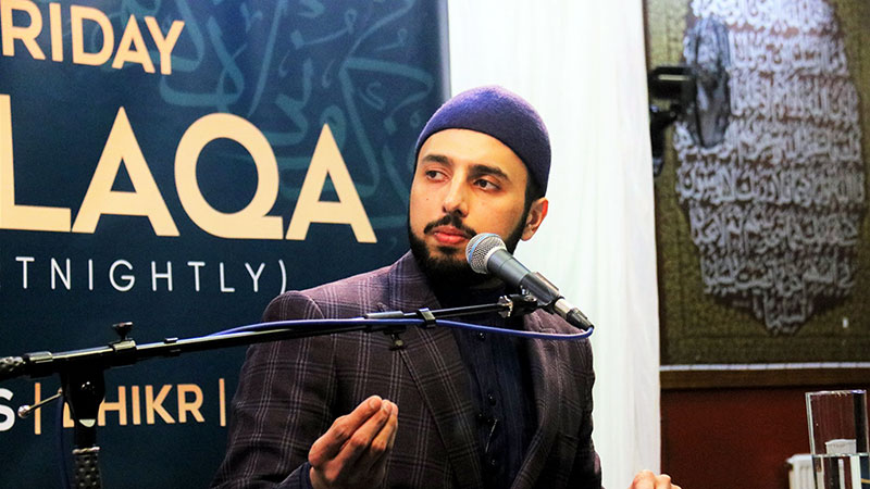Shaykh Hammad Mustafa al-Madani al-Qadri speaks about love & reverence of Ahl  al-Bayt (as) in a London event