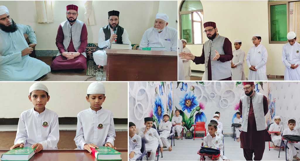 نظام المدارس پاکستان کے عہدیداران کا مدرسہ دار العلوم نور القرآن کا دورہ
