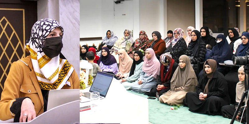 Dr. Ghazala Qadri deliveres a lecture on International Women's Day in Paris