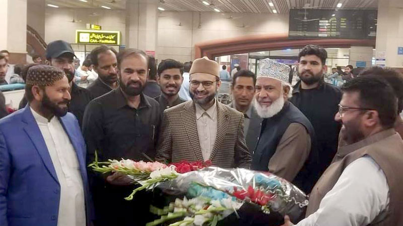 چیئرمین سپریم کونسل منہاج القرآن انٹرنیشنل ڈاکٹر حسن محی الدین قادری وطن واپس پہنچ گئے ہیں