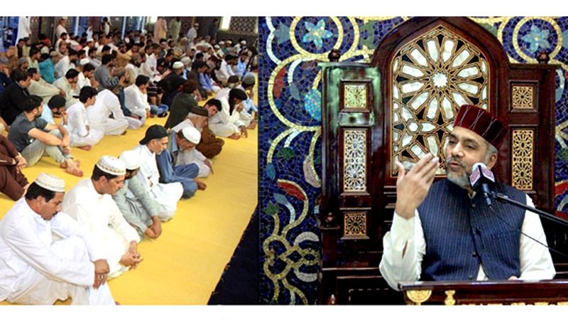 صدقہ و خیرات اور ایثار و قربانی اسلامی عبادات کی روح ہے: علامہ رانا محمد ادریس