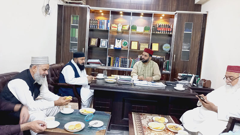ناظم اعلی نظام المدارس پاکستان کی صدرجمعیت علماء پاکستان سے ملاقات