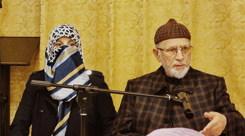 Sweden: Shaykh-ul-Islam Dr. Muhammad Tahir-ul-Qadri addresses tarbiyati session of MWL