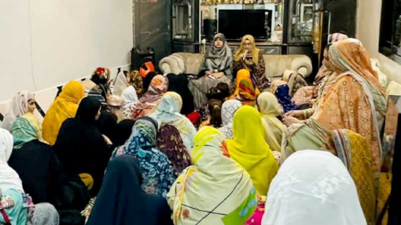 منہاج القرآن ویمن لیگ بھان سعیدآباد کے زیراہتمام سیدہ زینب سلام اللہ علیہا کانفرس کا انعقاد