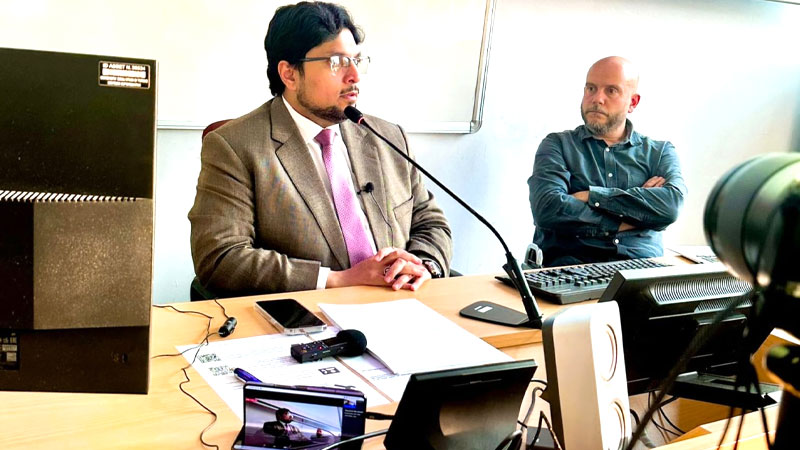 Prof. Dr. Hussain Mohi-ud-Din Qadri delivers a lecture on interfaith harmony in University of Torino 