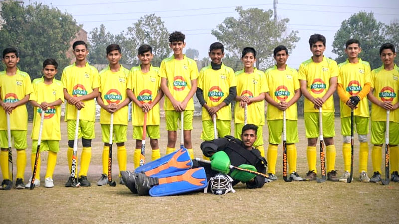 Aghosh hockey team wins defeat Punjab school team by 4-0