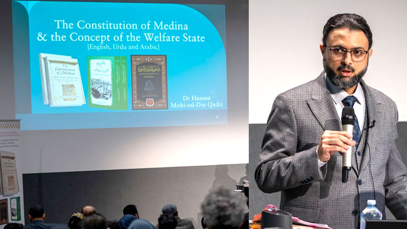 Australia: Dr Hassan Mohi-ud-Din Qadri delivers a lecture on the Constitution of Medina