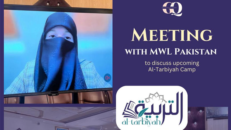 Dr. Ghazala Qadri Strategizes for Al-Tarbiyah Camp 2024 in Online Meeting with MWL Pakistan