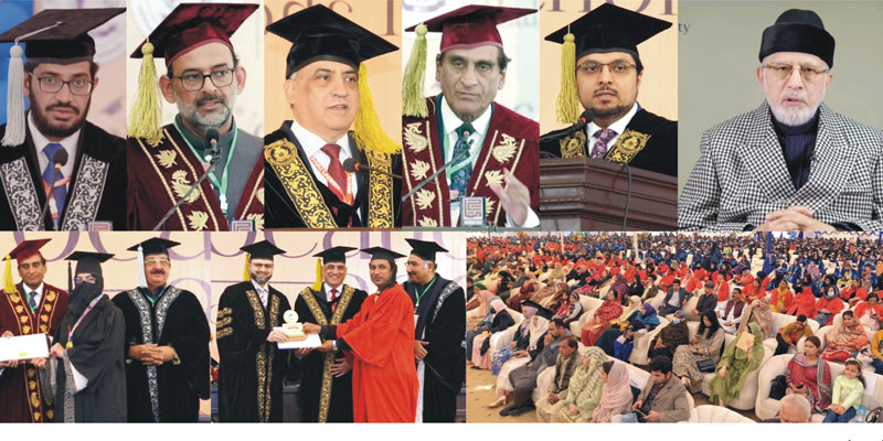 Degrees conferred to 1,741 Students at Minhaj University  Lahore Convocation