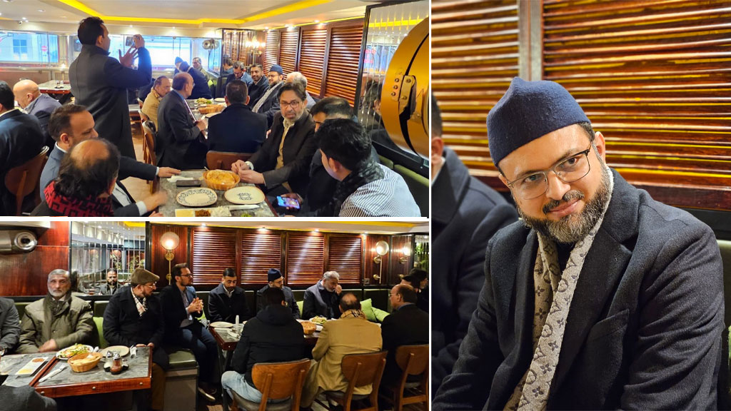 Dr. Hassan Mohiuddin Qadri Graces Luncheon with Senior MQI Members in Frankfurt