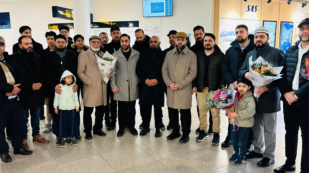 Dr. Hassan Mohiuddin Qadri Arrives in Malmö, Sweden for a Four-Day Organizational Visit