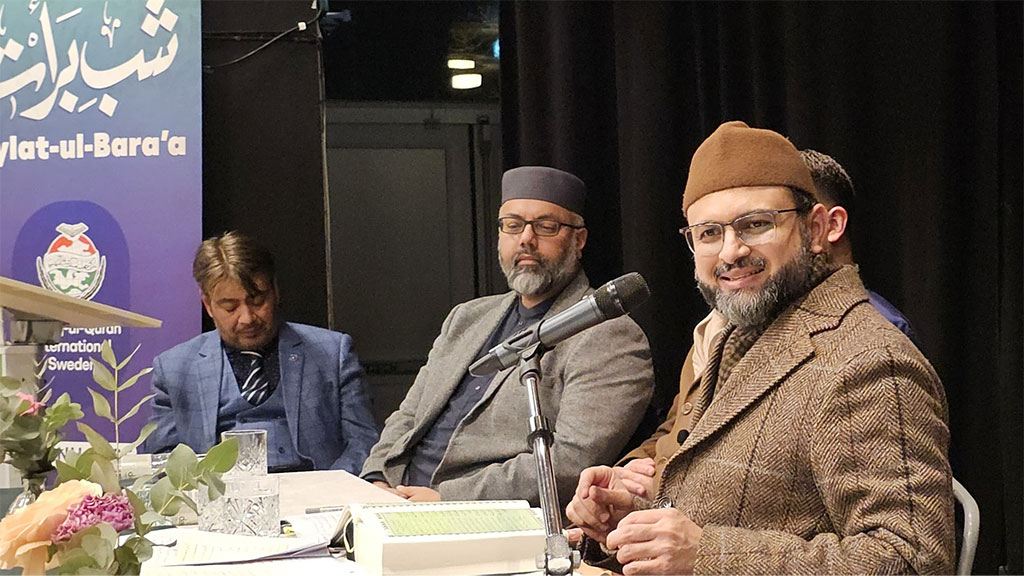 Sweden: Dr. Hassan Mohiuddin Qadri’s Enlightening Address on Laylat-ul-Barah in Malmo