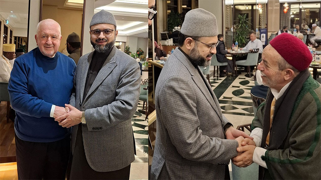 Dr. Hassan Mohiuddin Qadri Meets Shaikh Salahuddin Al Mustawi and Mustafa ef. Cerić to Strengthen Muslim Unity