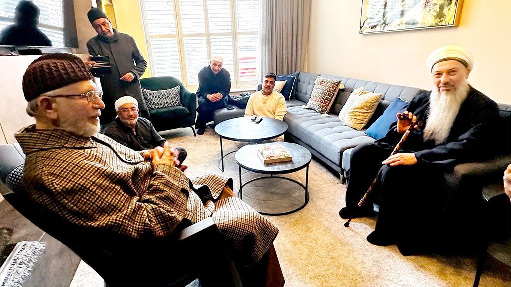 Shaykh Nour Mohammad Kabbani visits His Eminence Shaykh-ul-Islam Dr Muhammad Tahir-ul-Qadri 