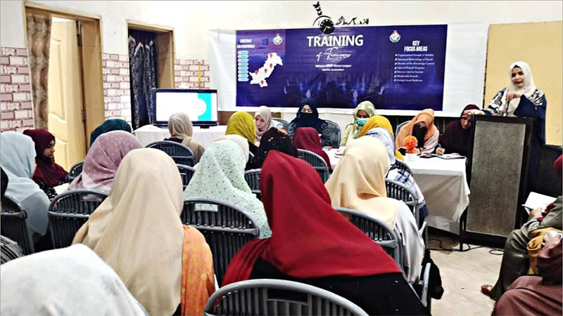 منہاج القرآن ویمن لیگ سنٹرل گوجرانوالہ PP-1 کا پہلا تربیتی سیشن