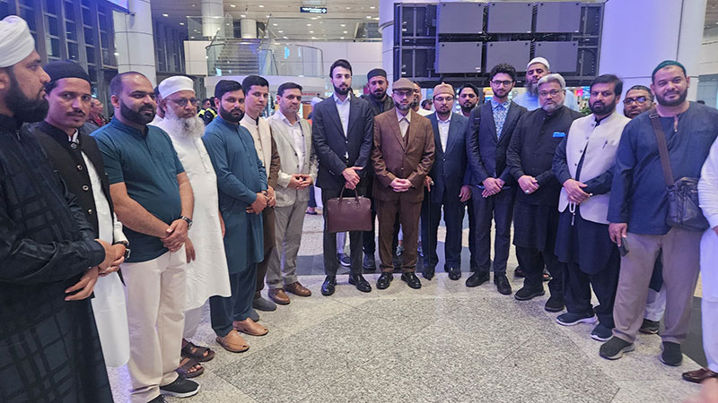Leadership of Minhaj-ul-Quran International Receives Grand Welcome at Kuala Lumpur International Airport