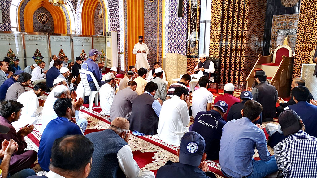 جامع مسجد منہاج یونیورسٹی لاہور میں مرحوم حاجی محمد شفیع کے ایصالِ ثواب کے لیے دعائیہ تقریب کا انعقاد