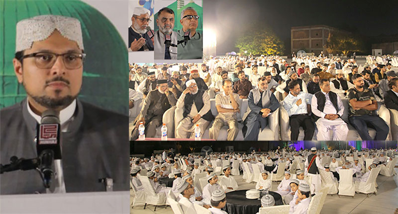 تحفیظ القرآن و آغوش کمپلیکس میں ’’میلاد ڈنر‘‘ طلبا و والدین کی شرکت