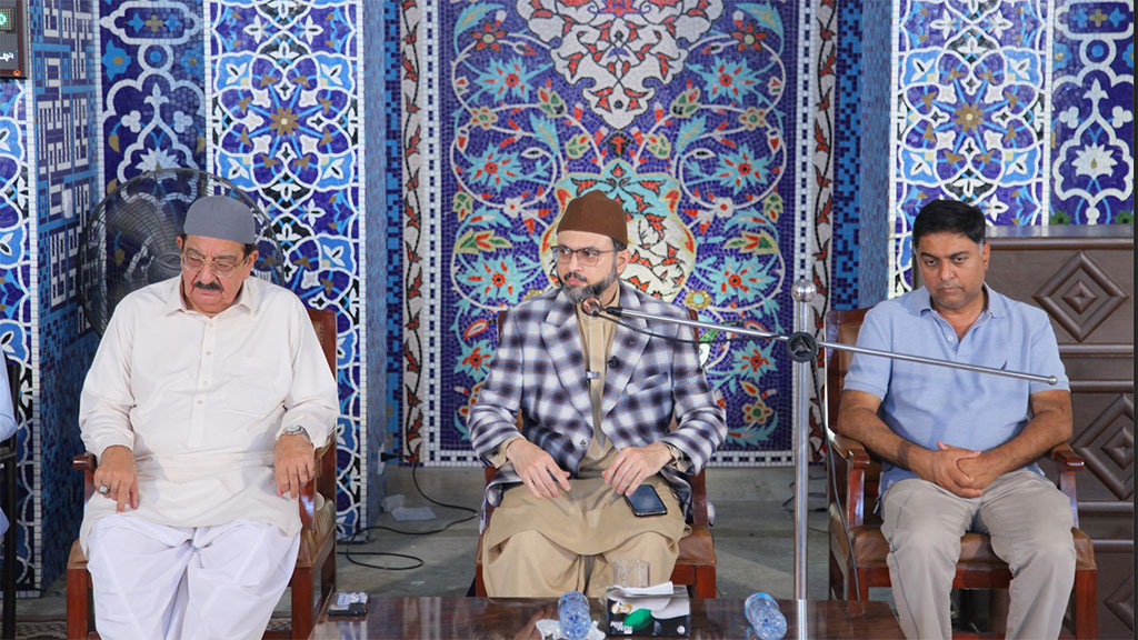 لاہور: شیخ الاسلام ڈاکٹر محمد طاہرالقادری کے بھانجے آصف ندیم مرحوم کے ایصال ثواب کے لیے جامع المنہاج میں دعائیہ تقریب 