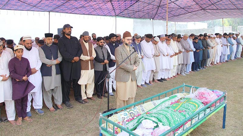 منہاج القرآن کے سینئر رہنماحاجی غلام غوث کی نماز جنازہ ادا کر دی گئی