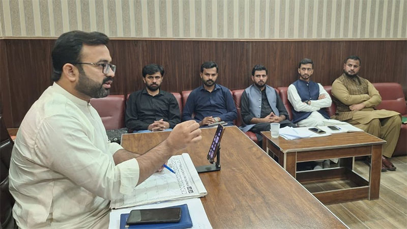 شیخ فرحان عزیز کی صدارت میں مصطفوی سٹوڈنٹس موومنٹ کے سنٹرل ایگزیکٹو کا ماہانہ اجلاس