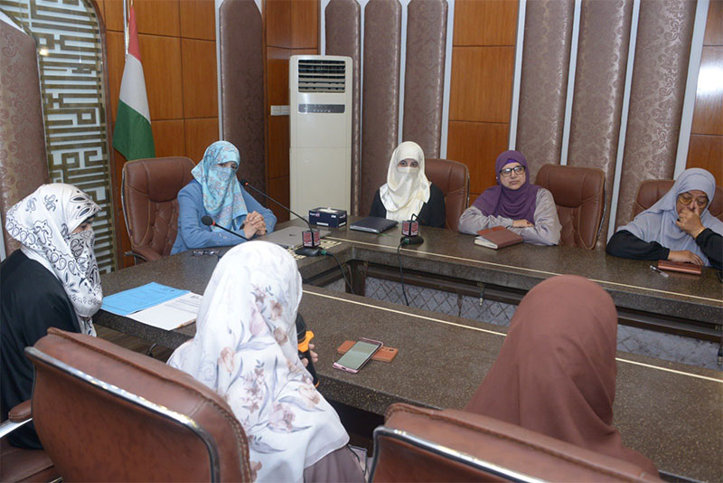Dr. Ghazala Qadri Chaired the MWL Executive Pakistan Meeting to Review Preparations for the Upcoming Al-Tarbiyah Camp