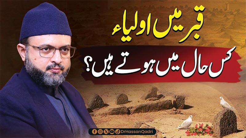 اللہ کا ولی قبر میں بھی ایسے سوتا ہے جیسے پہلی رات کی دلہن ہوتی ہے: پروفیسر ڈاکٹر حسن محی الدین قادری 