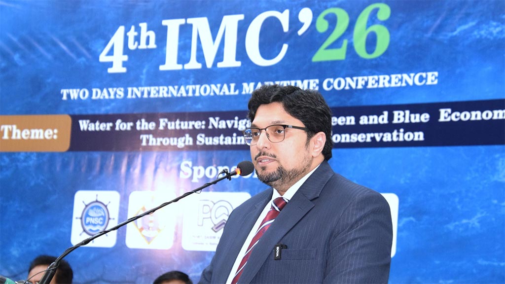 Navigating the Future: Prof. Dr. Hussain Mohi-ud-Din Qadri Speaks on Maritime Resilience at IMC’26