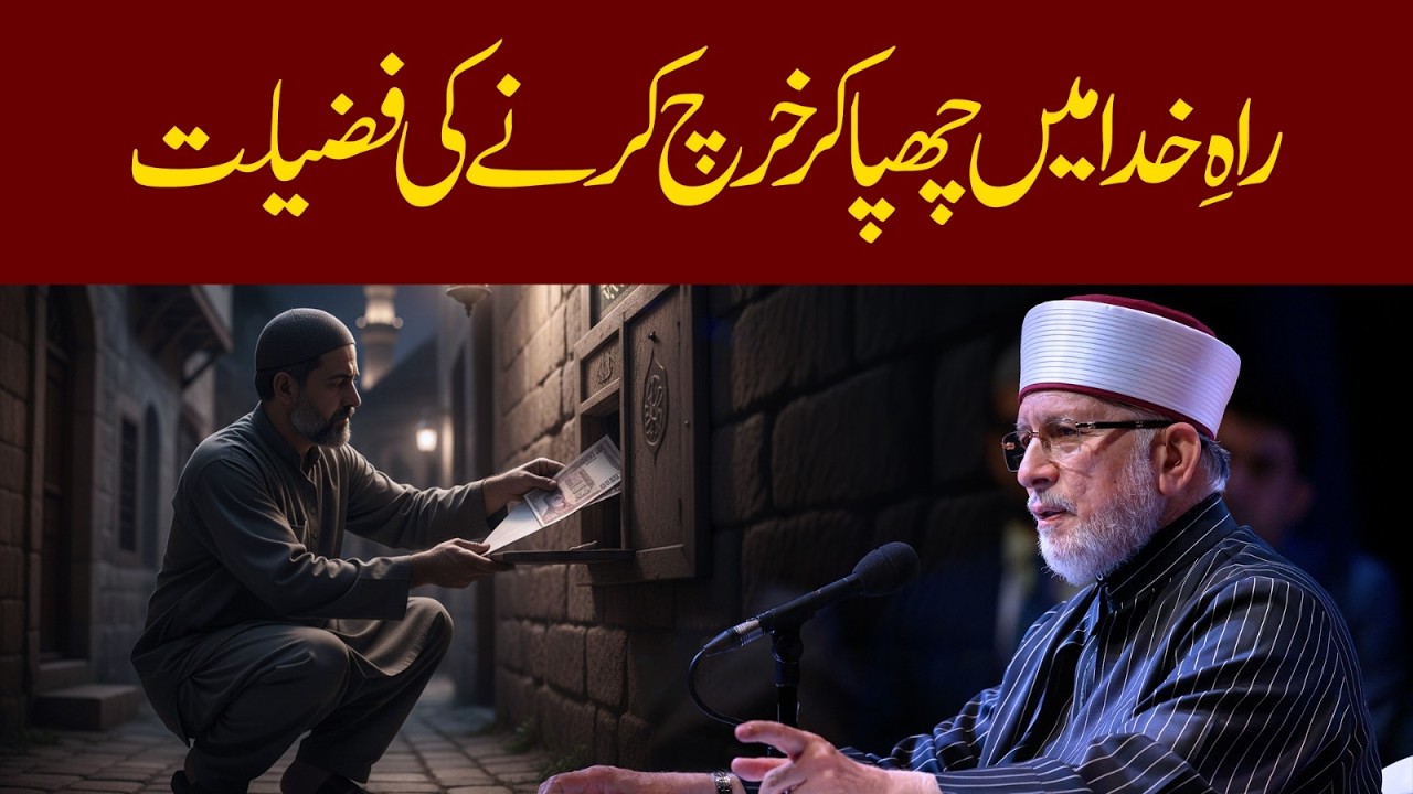 جو صدقہ وخیرات اخلاص سے چُھپ کر دیا جائے، وہی اللہ کے نزدیک سب سے زیادہ مقبول ہوتا ہے: شیخ الاسلام ڈاکٹر محمد طاہرالقادری