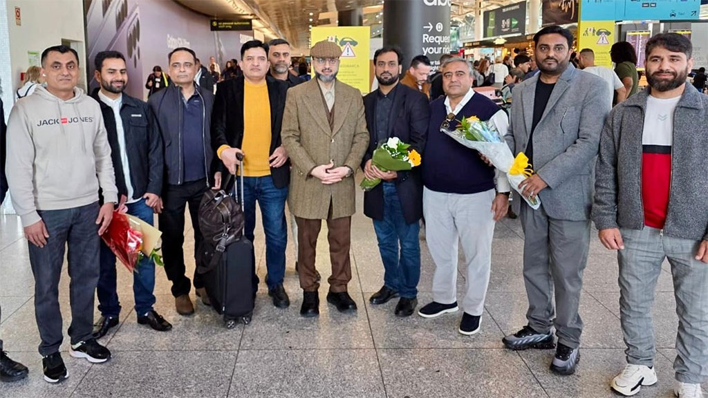 Portugal: Prof. Dr. Hassan Mohiuddin Qadri arrived at Lisbon International Airport