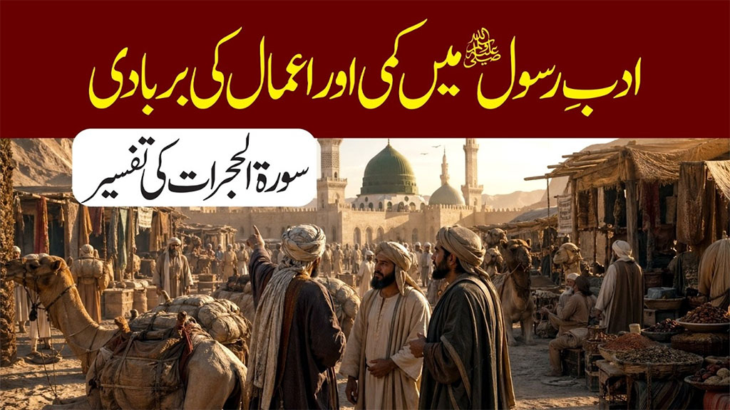 قرآنِ کریم نے واضح کر دیا کہ بارگاہِ نبوی میں ادنیٰ سی بے احتیاطی بھی اعمال کی بربادی کا سبب بن سکتی ہے: شیخ الاسلام ڈاکٹر محمد طاہرالقادری