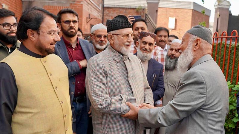 Shaykh ul slam Prof Dr Muhammad Tahir ul Qadri visites Sultan Bahu Trust Mosque in Birmingham