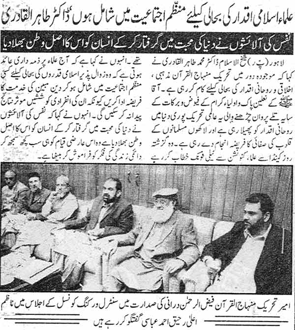 تحریک منہاج القرآن Pakistan Awami Tehreek  Print Media Coverage پرنٹ میڈیا کوریج Daily Din Page: 2