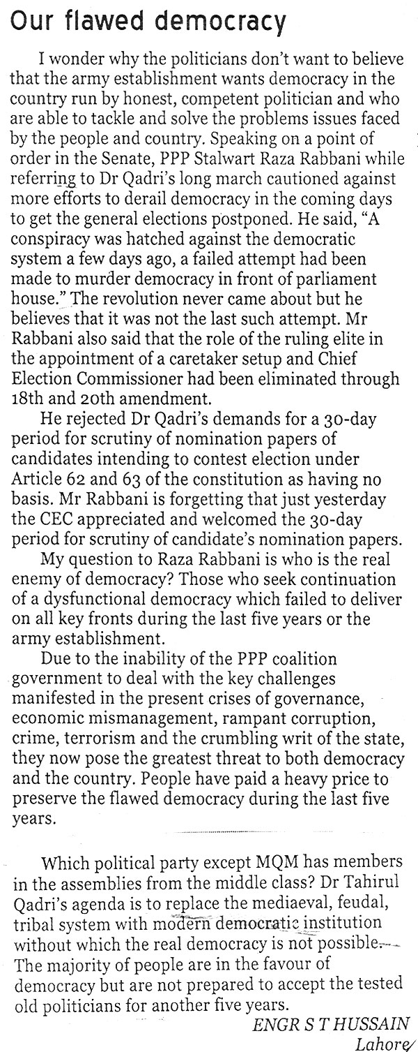 Pakistan Awami Tehreek Print Media CoverageDaily Pakistan Today