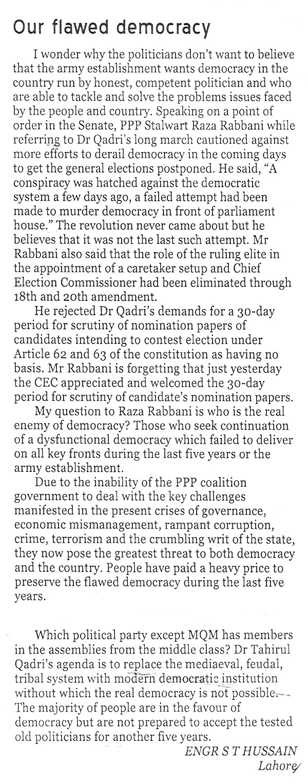 Minhaj-ul-Quran  Print Media Coverage Daily Pakistan Today