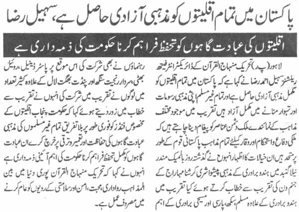 تحریک منہاج القرآن Minhaj-ul-Quran  Print Media Coverage پرنٹ میڈیا کوریج Daily Pakistan Page-2
