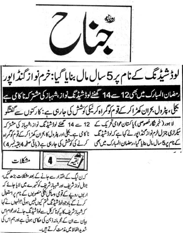 Minhaj-ul-Quran  Print Media CoverageDAILY JINNAH CITY PAGE