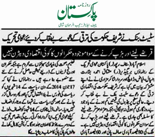 تحریک منہاج القرآن Minhaj-ul-Quran  Print Media Coverage پرنٹ میڈیا کوریج Daily Pakistan (Shami) Page 2