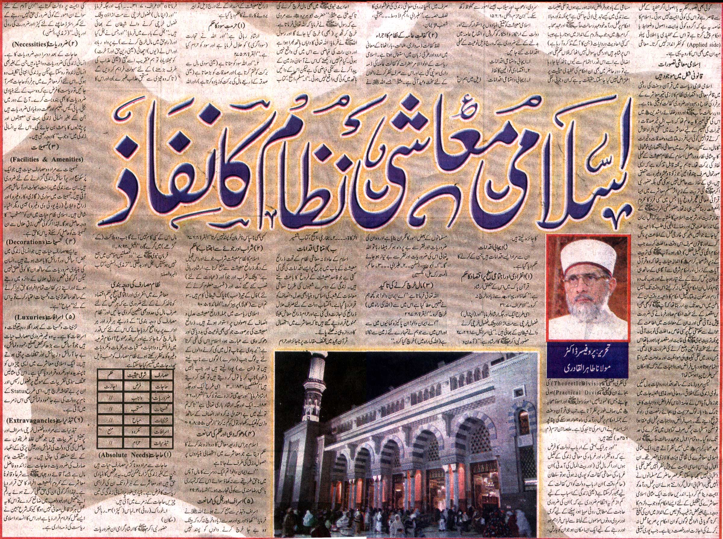 تحریک منہاج القرآن Minhaj-ul-Quran  Print Media Coverage پرنٹ میڈیا کوریج Daily Victoria Page article