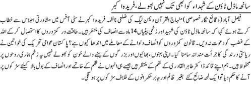 تحریک منہاج القرآن Minhaj-ul-Quran  Print Media Coverage پرنٹ میڈیا کوریج Daily-Jang-page-4